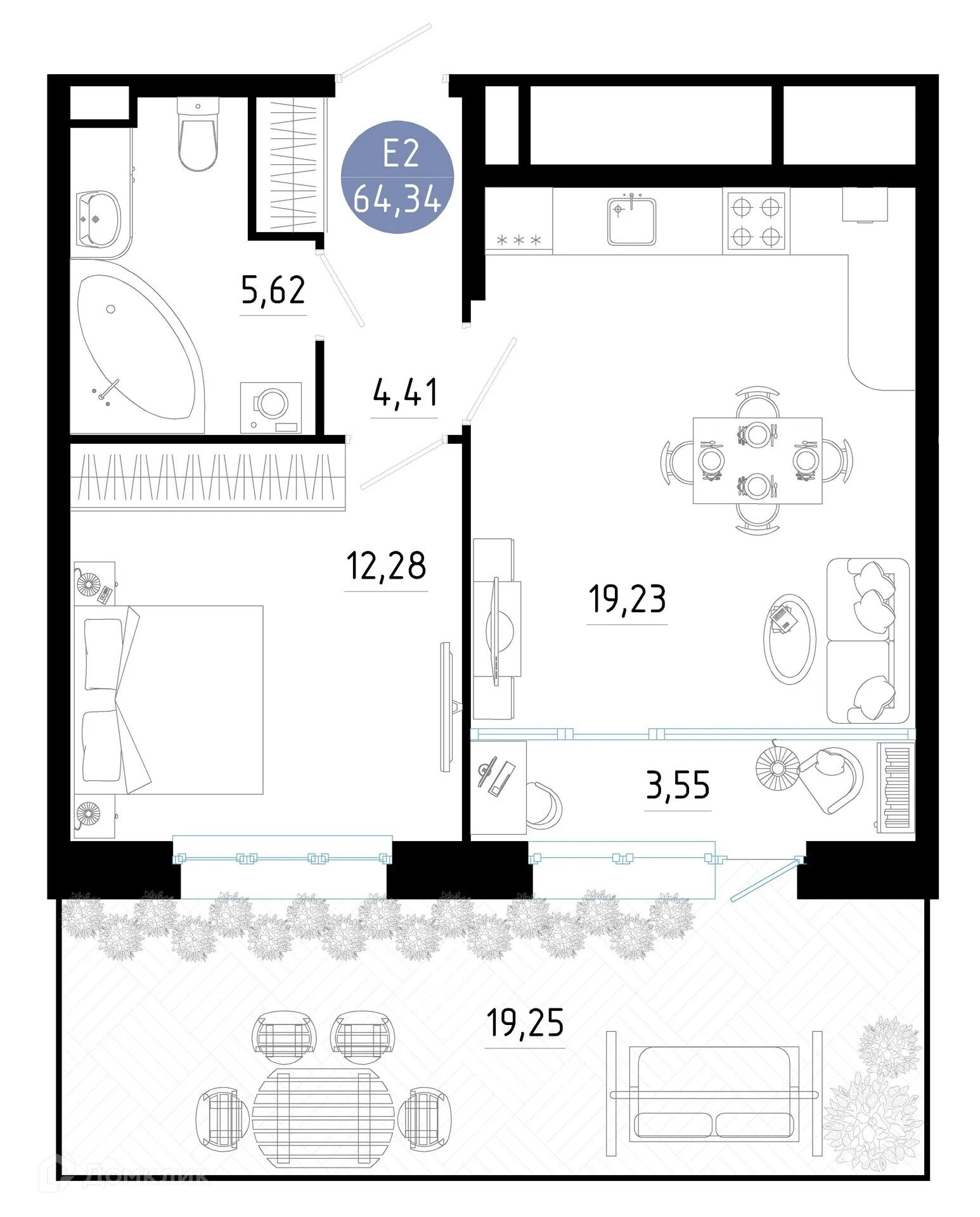 Фото квартиры в ЖК РОЩА