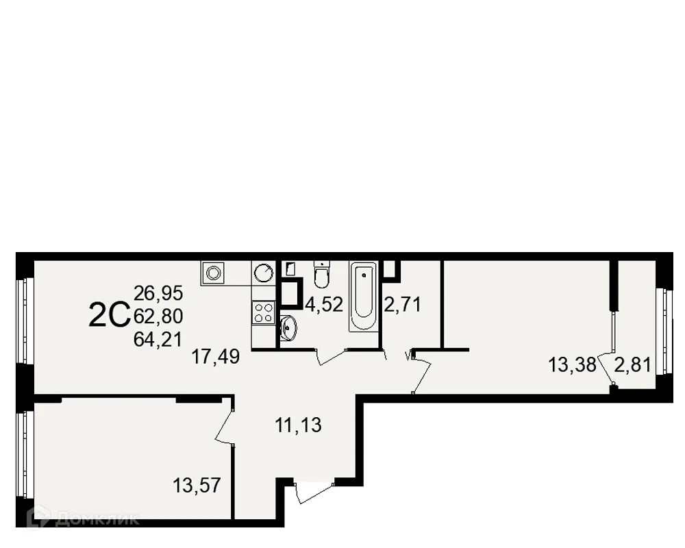 Фото квартиры в ЖК Аура