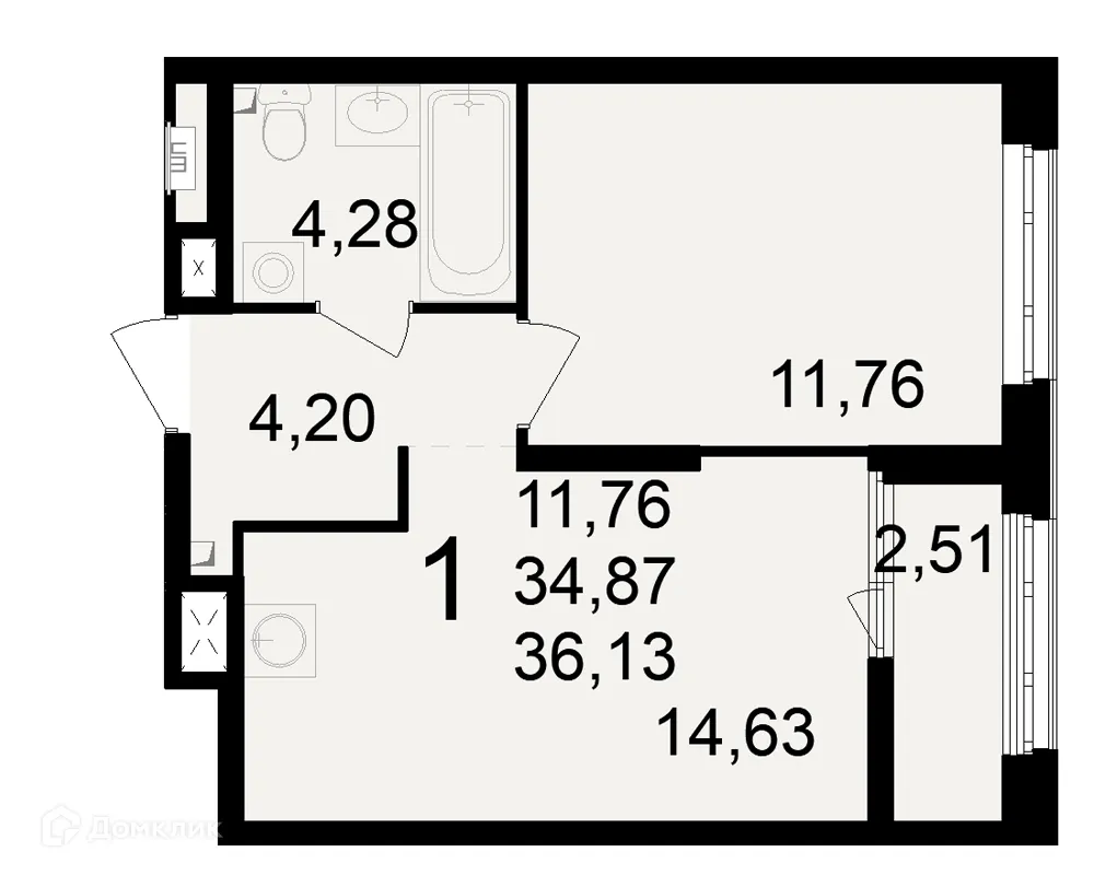 Фото квартиры в ЖК Макроквартал "Свобода"