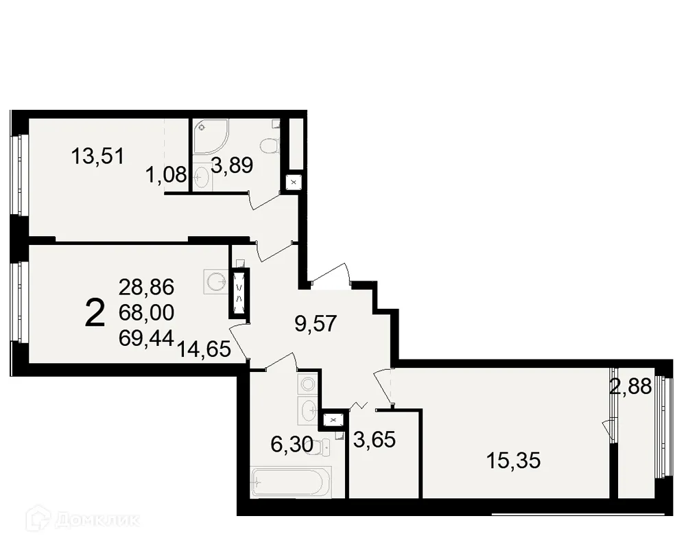 Фото квартиры в ЖК Макроквартал "Свобода"