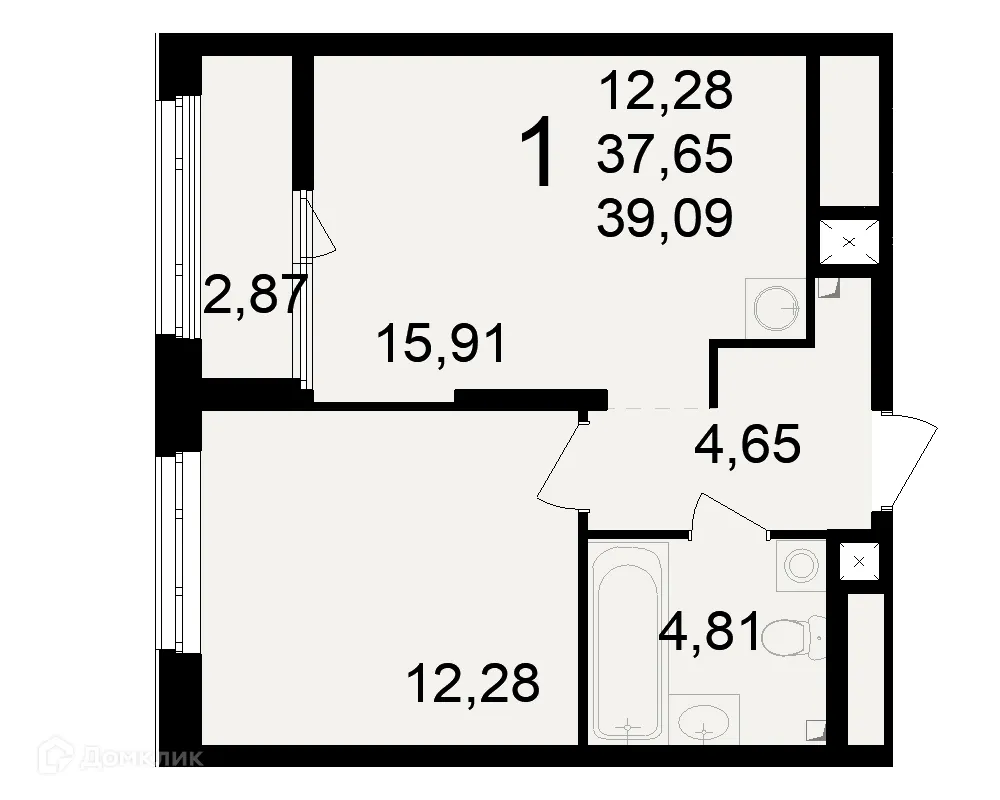 Фото квартиры в ЖК Макроквартал "Свобода"