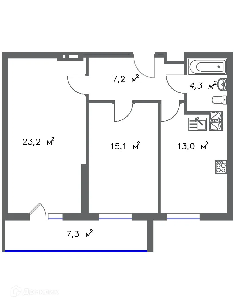 Фото квартиры в ЖК Артхолл