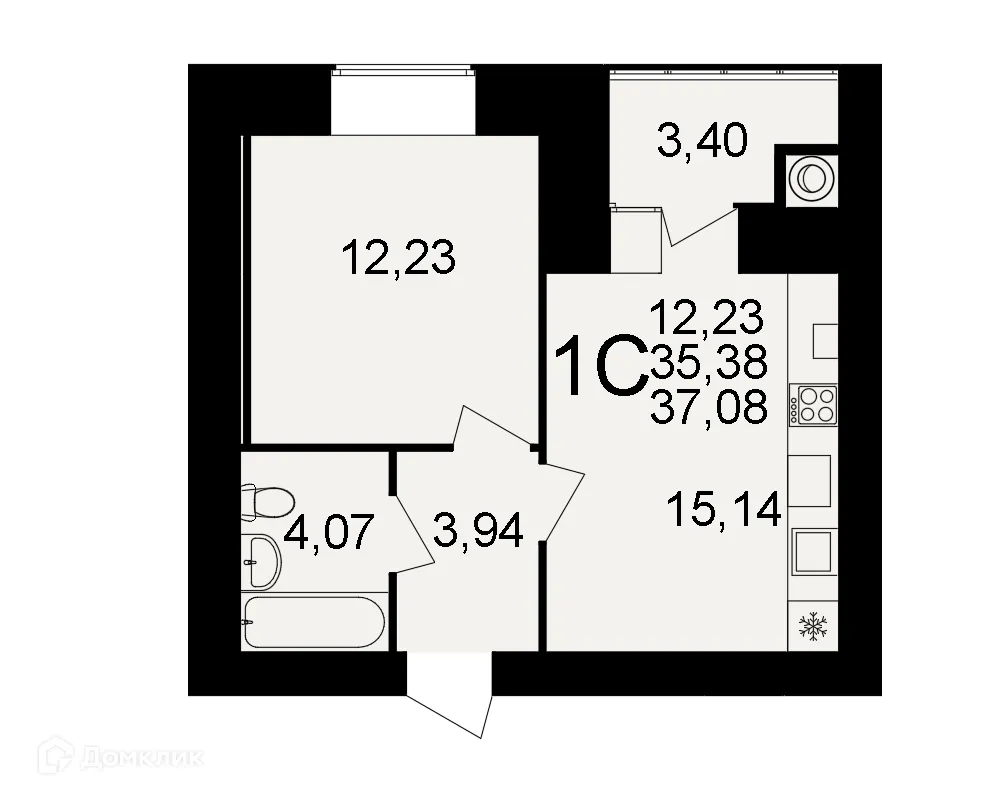 Фото квартиры в ЖК Видный