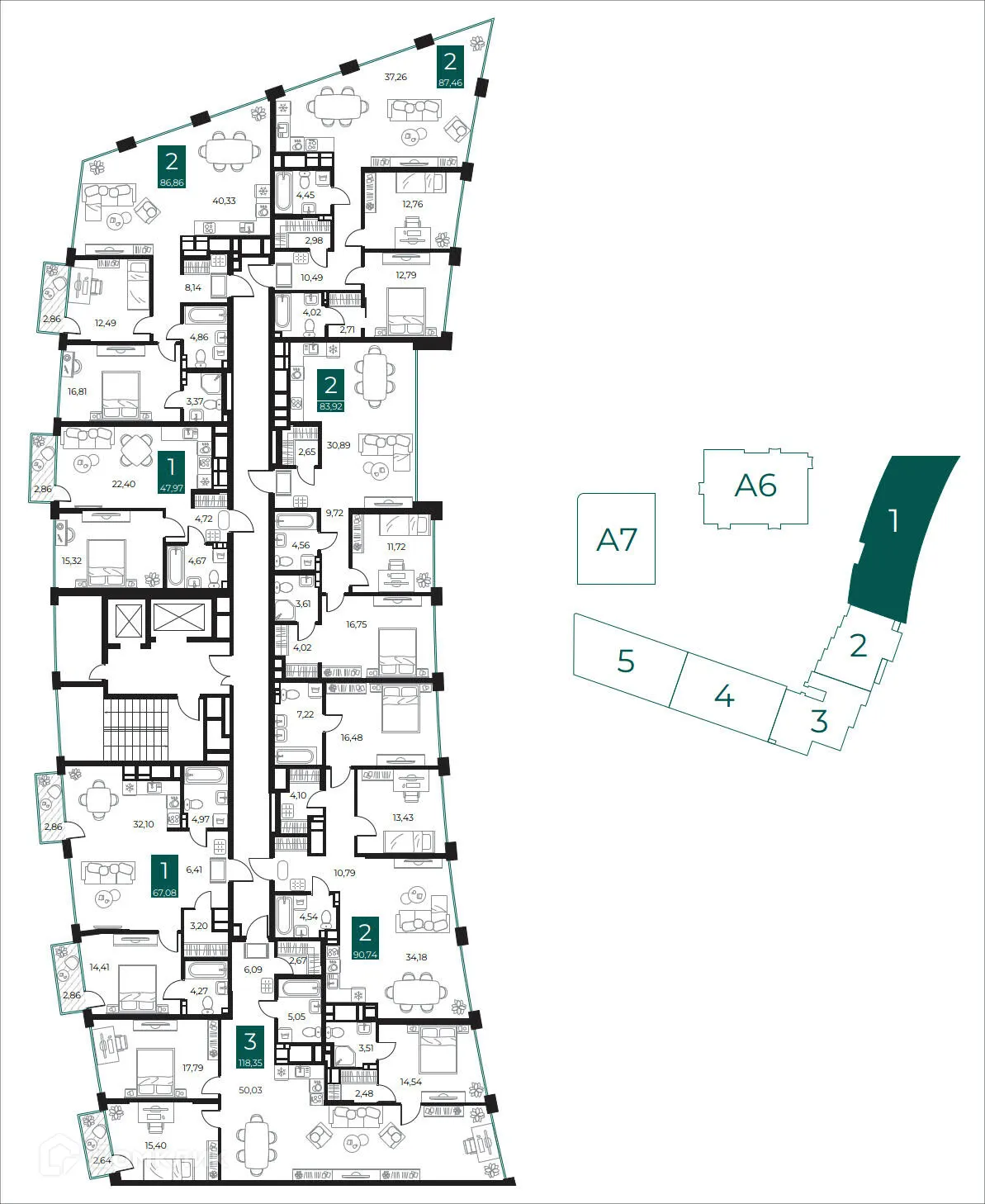 Фото квартиры в ЖК Арт-кварталы
