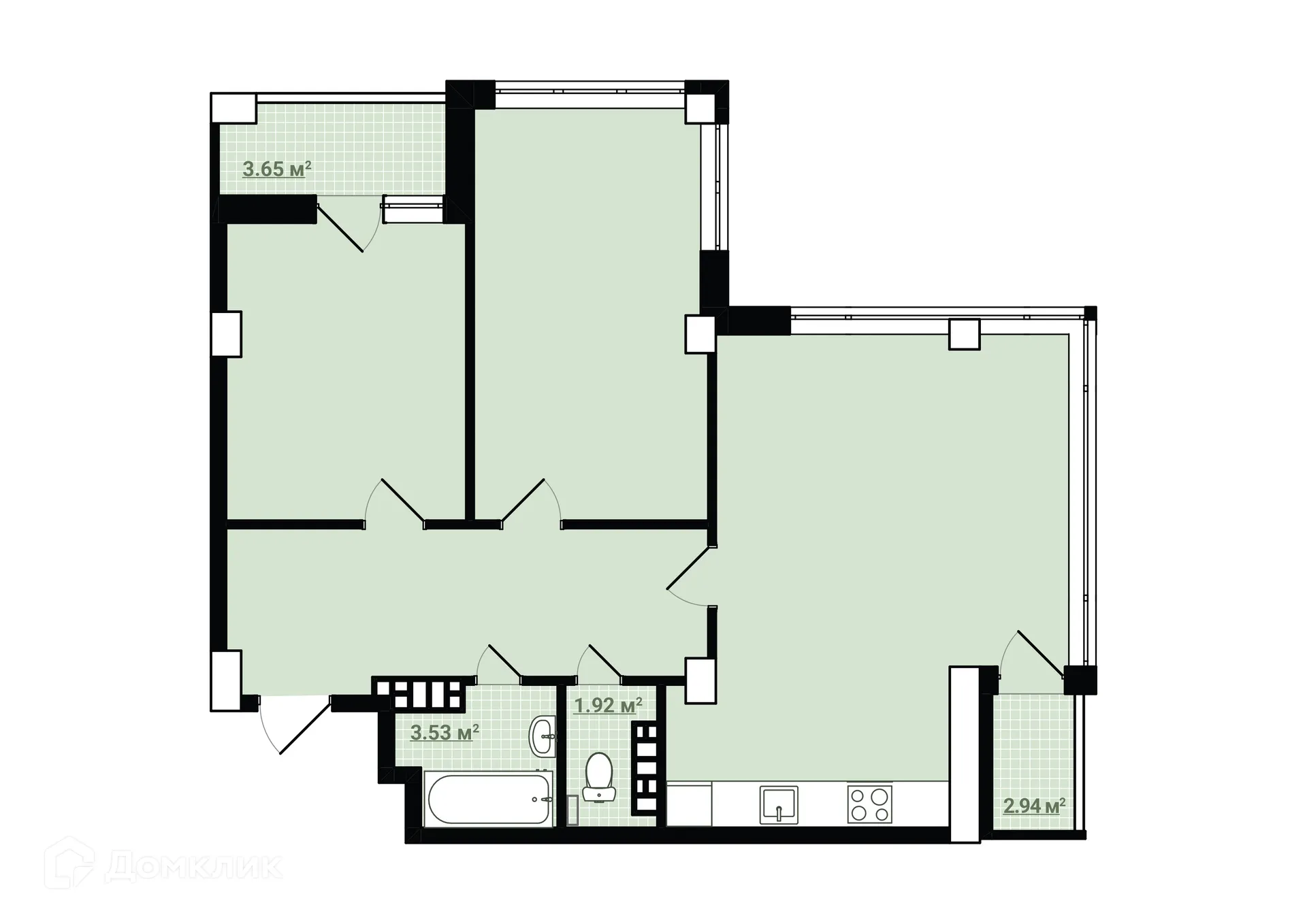 Фото квартиры в ЖК "Весна"