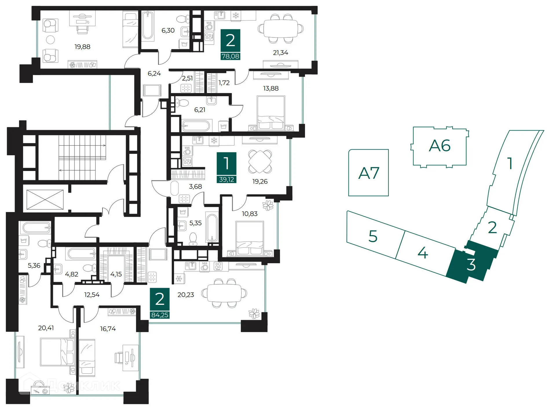 Фото квартиры в ЖК Арт-кварталы