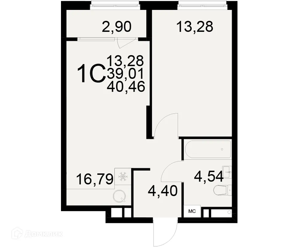 Фото квартиры в ЖК Радости жизни