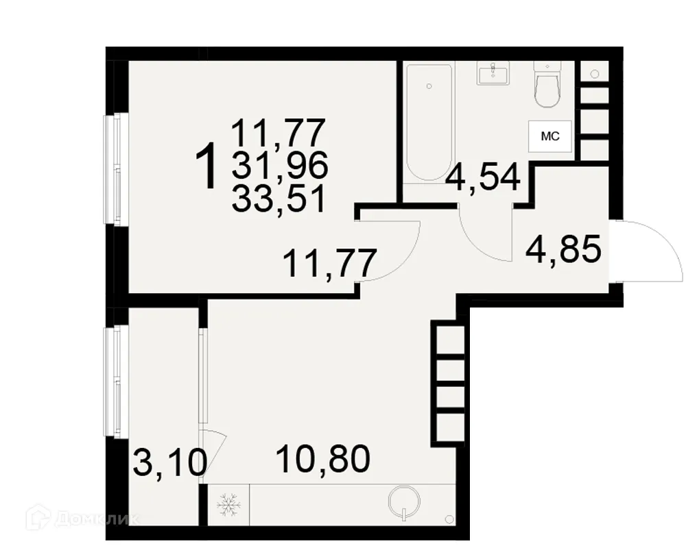 Фото квартиры в ЖК Радости жизни