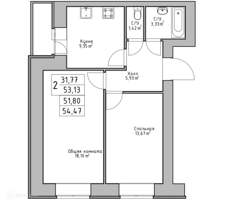 Фото квартиры в ЖК по ул Пятая линия