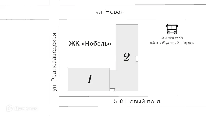 Планировка 1-комнатной квартиры 48.71 м² в ЖК Нобель, г. Рязань — фото 32