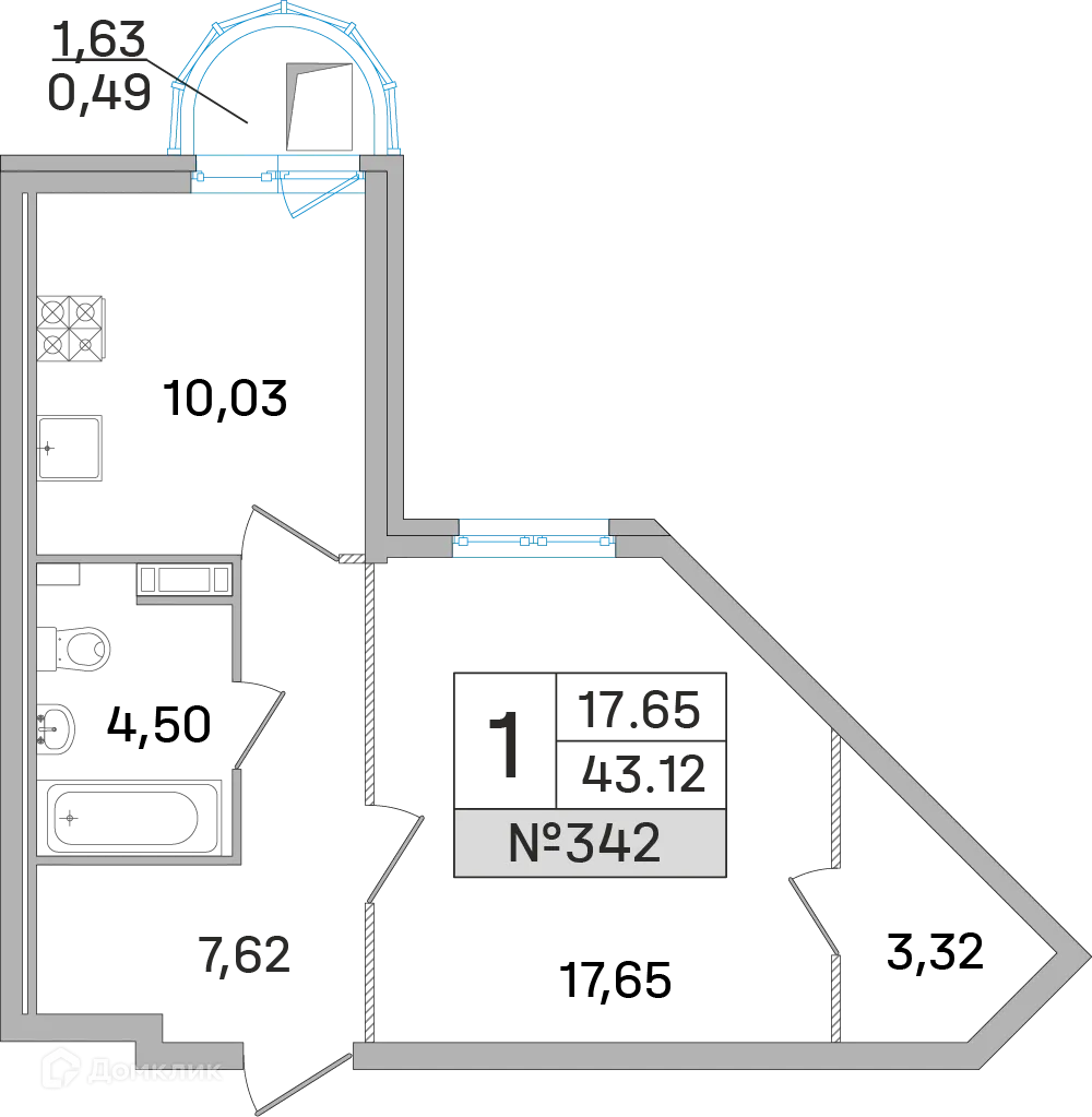 Фото квартиры в ЖК Дом-Мегалит в Королёве
