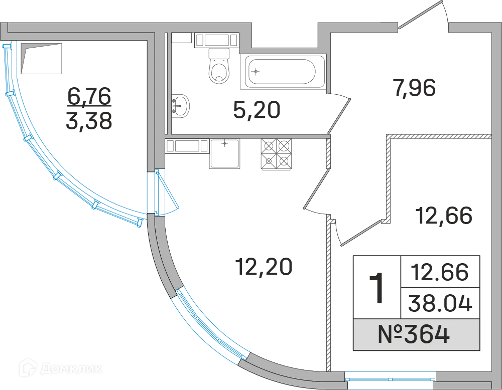 Фото квартиры в ЖК Дом-Мегалит в Королёве