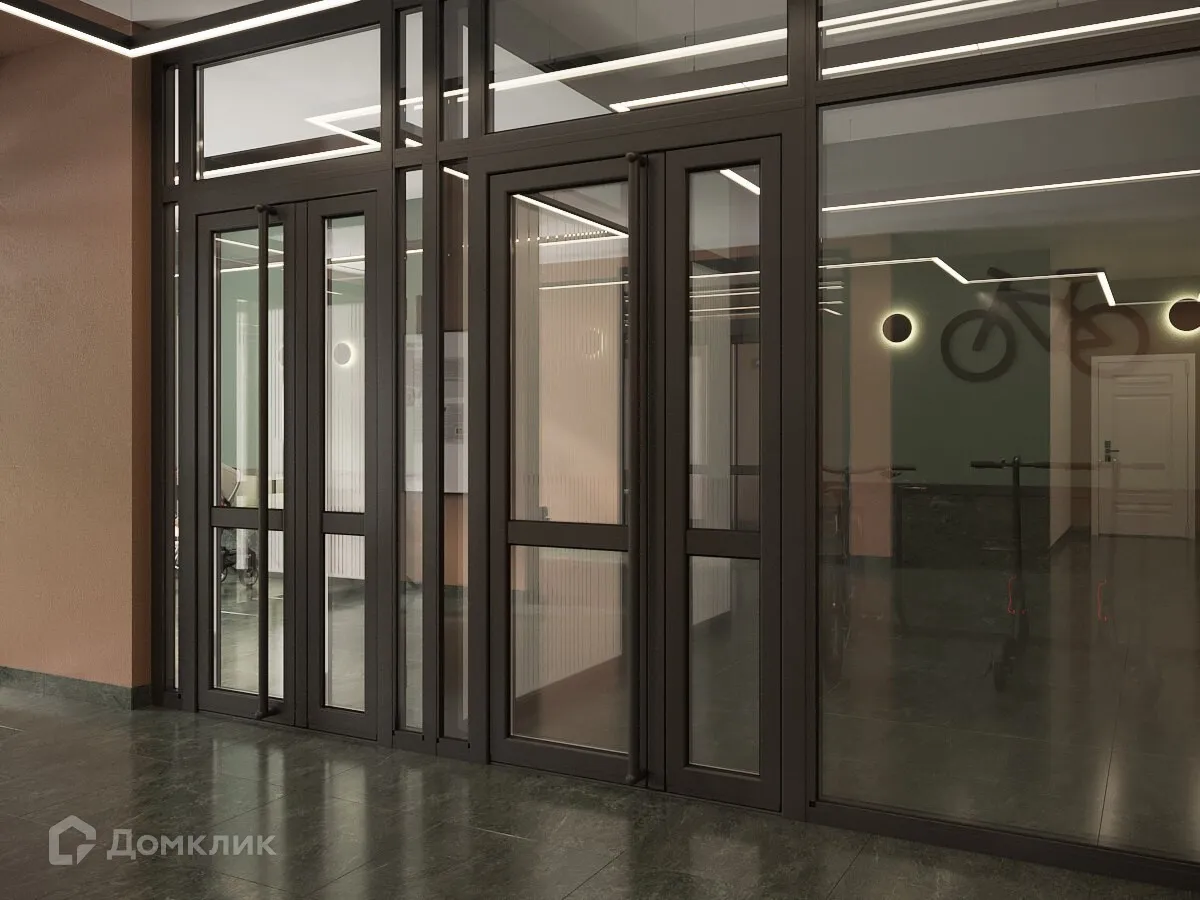 Планировка 1-комнатной квартиры 55.48 м² в ЖК ТАТЛИН, г. Рязань — фото 38