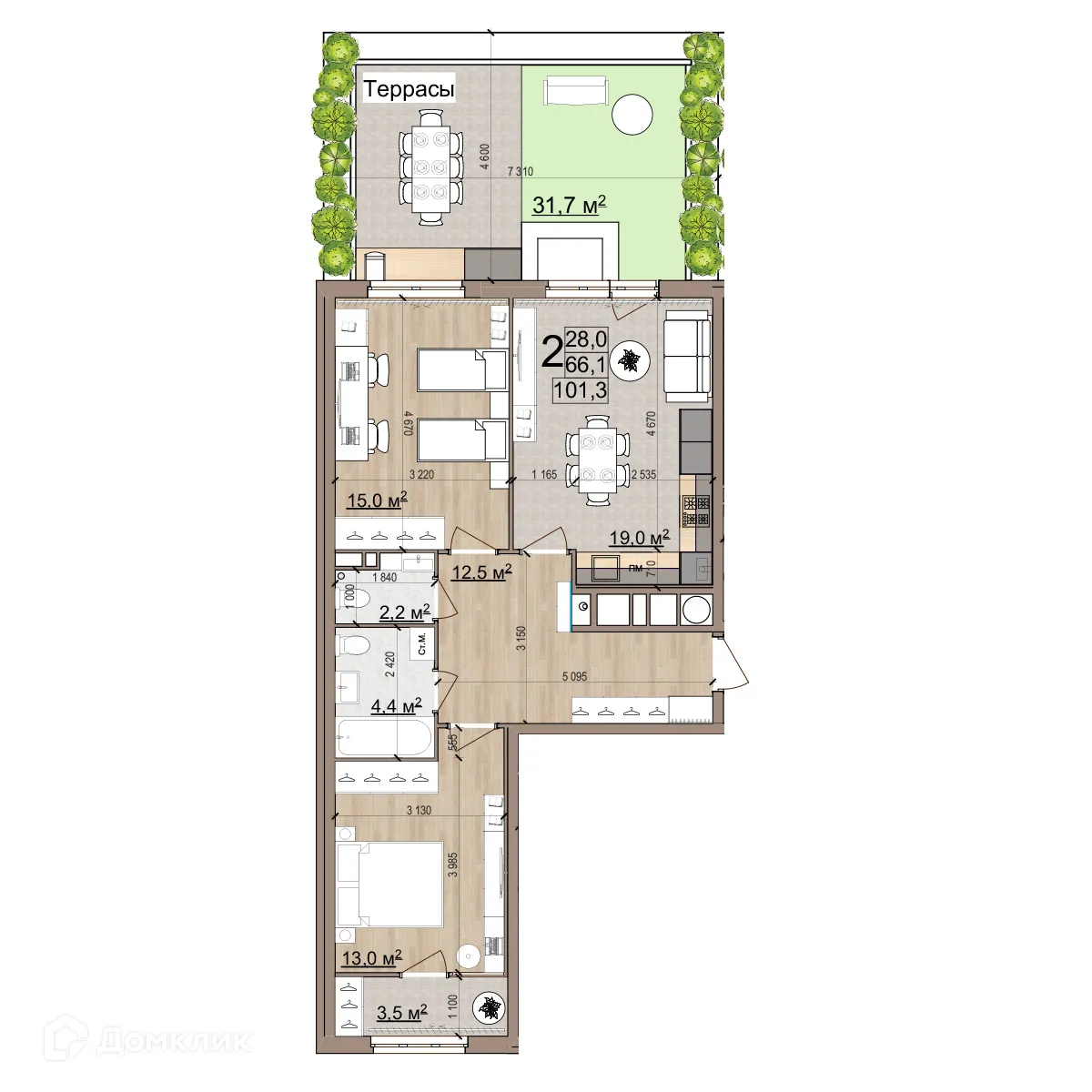 Фото квартиры в ЖК Еврокласс-5