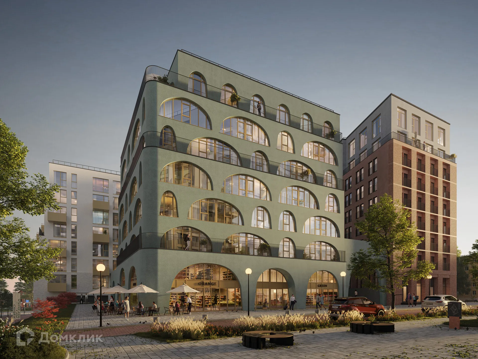 Планировка 3-комнатной квартиры 116.29 м² в ЖК Арт-кварталы, г. Рязань — фото 14