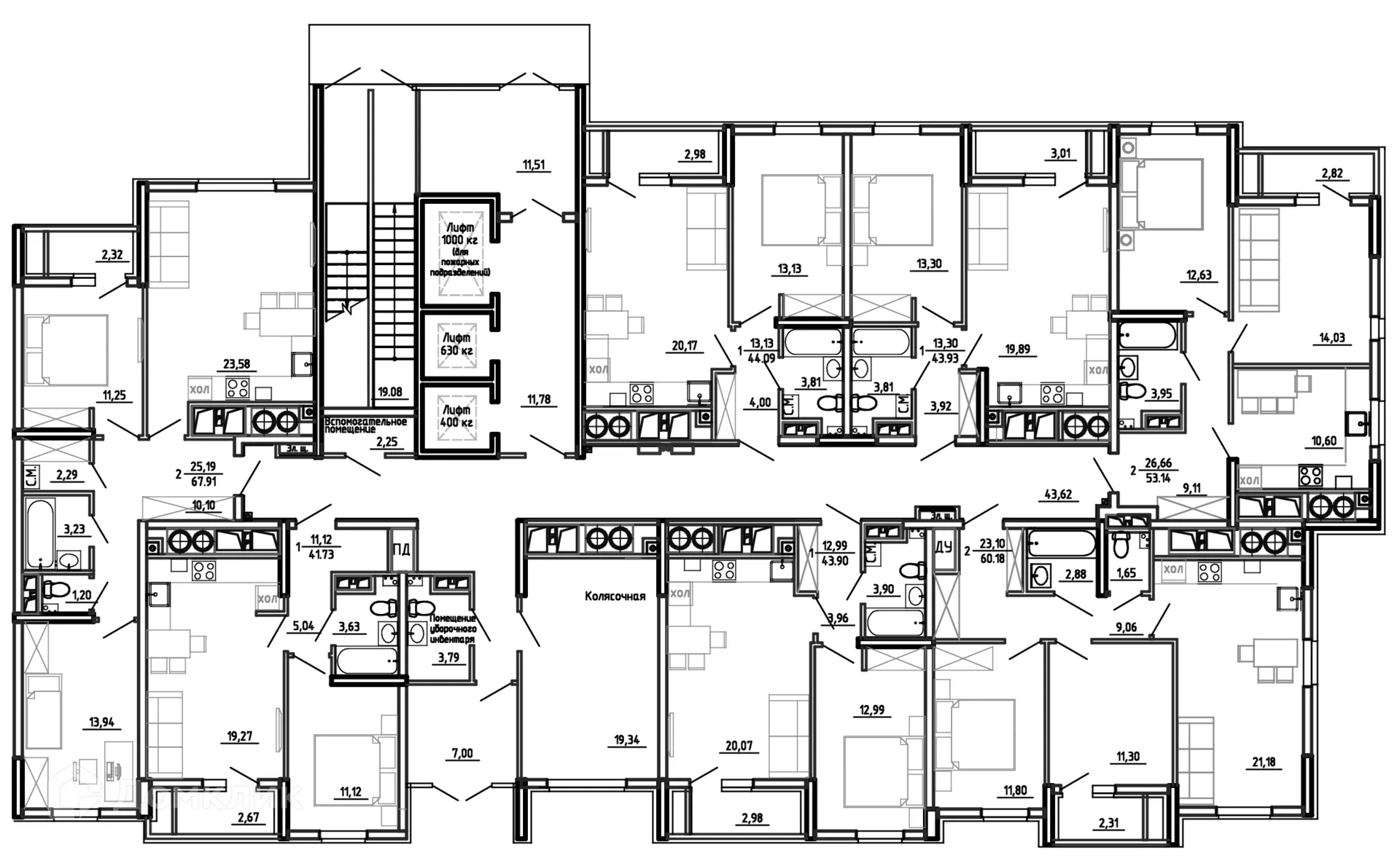 Фото квартиры в ЖК Смарт Квартал ЦЕНТРАЛЬНЫЙ