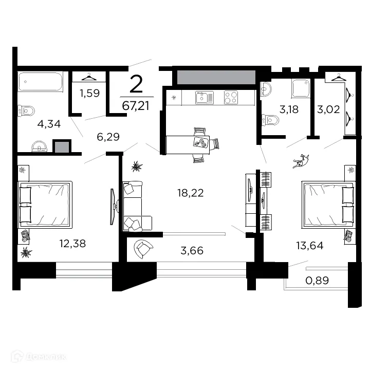 Фото квартиры в ЖК ВЕГА