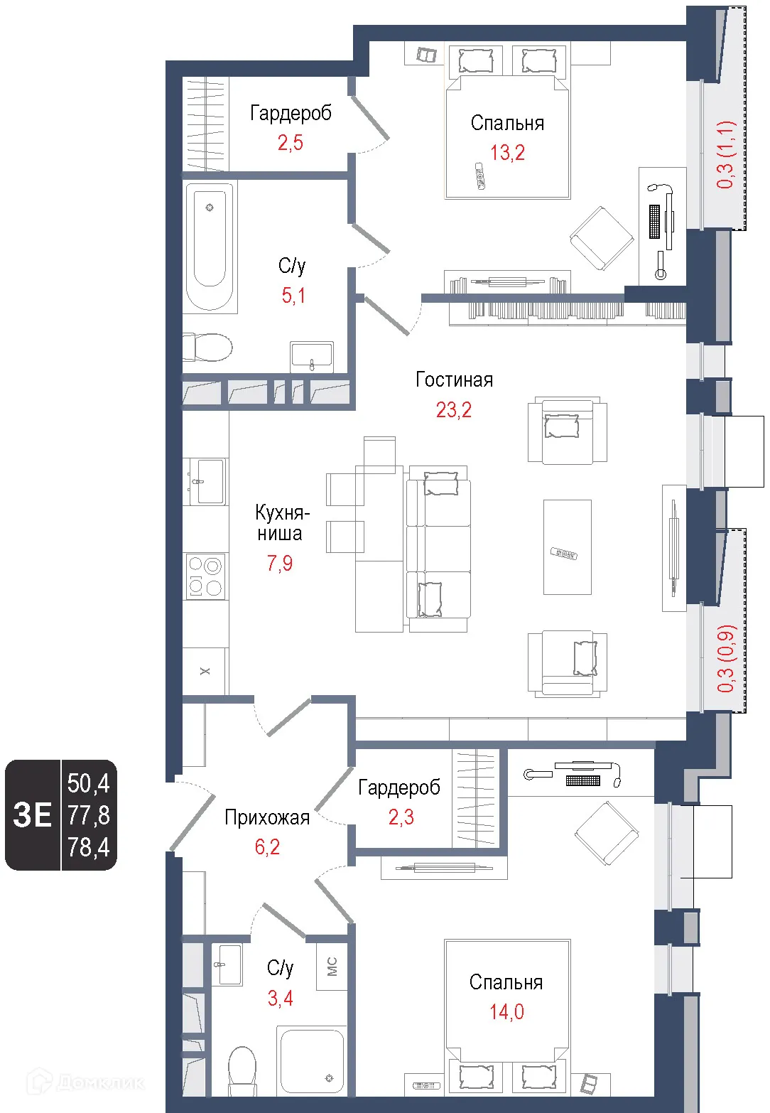 Фото квартиры в ЖК Киноквартал