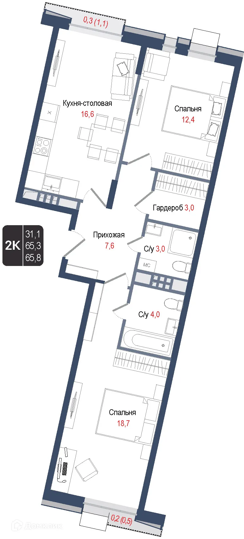 Фото квартиры в ЖК Киноквартал