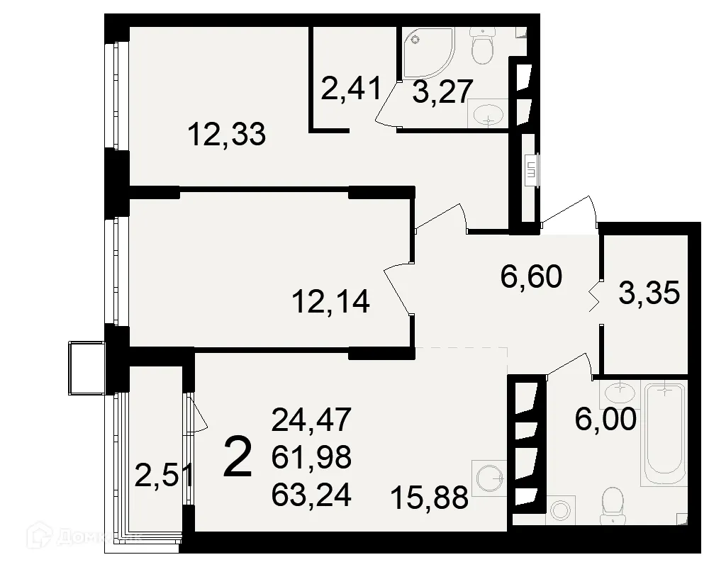 Фото квартиры в ЖК Макроквартал "Свобода"
