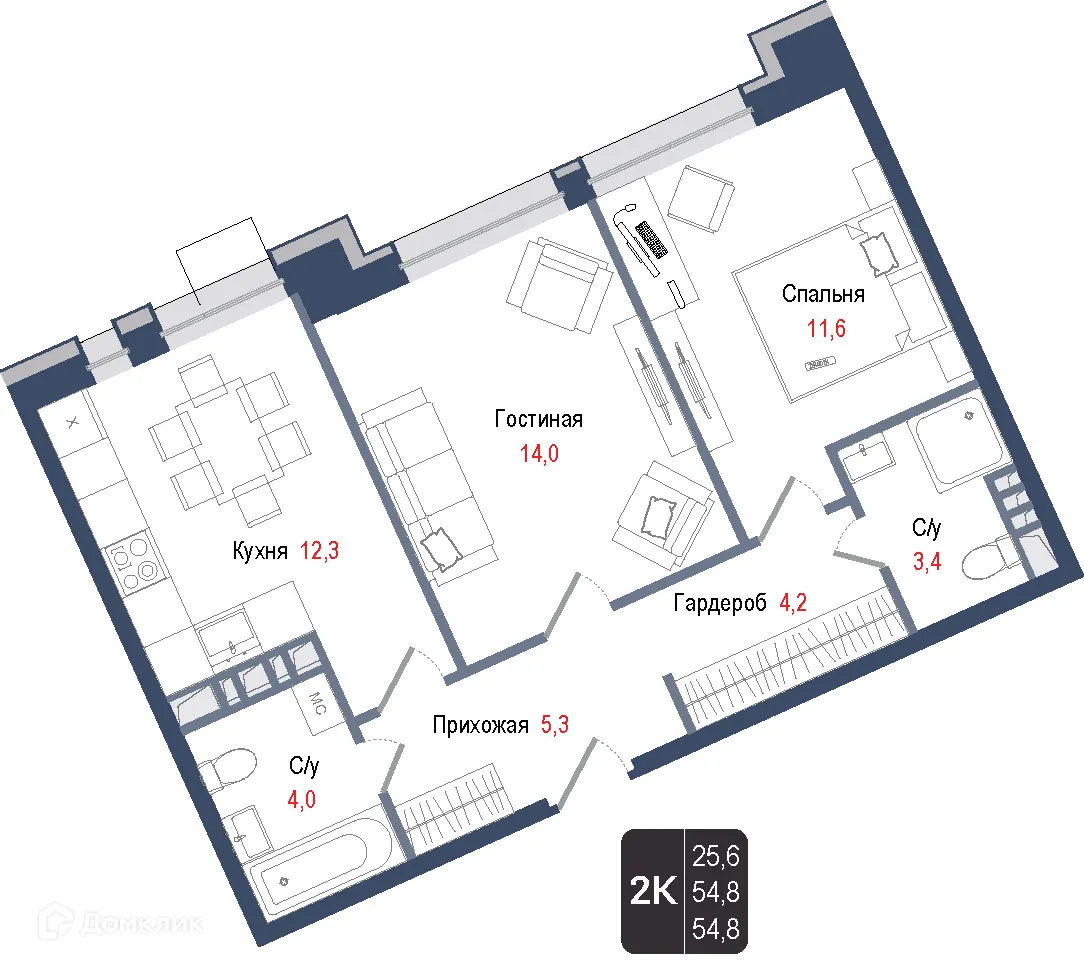Фото квартиры в ЖК Киноквартал