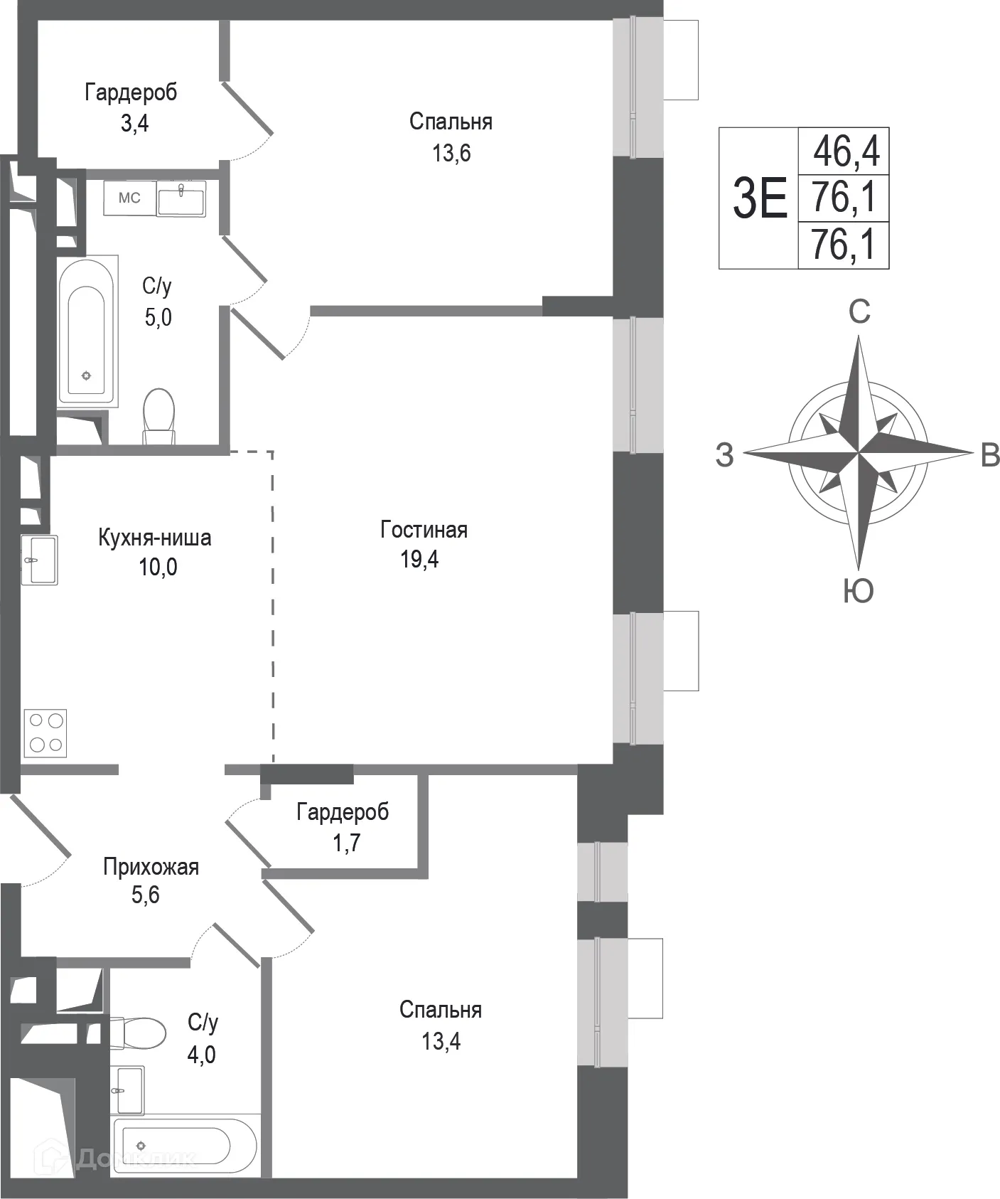 Фото квартиры в ЖК Киноквартал