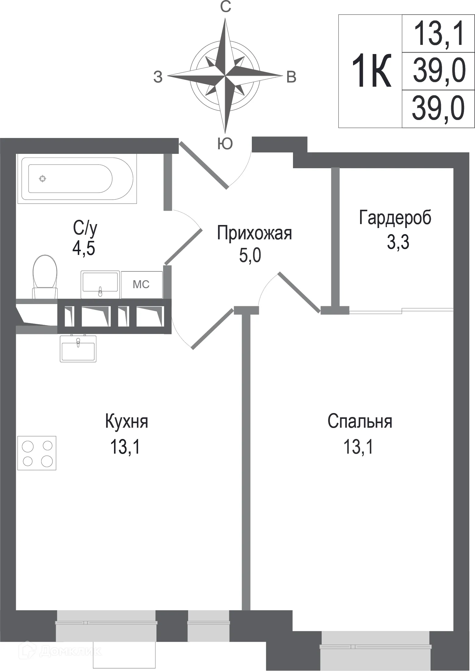 Фото квартиры в ЖК Киноквартал