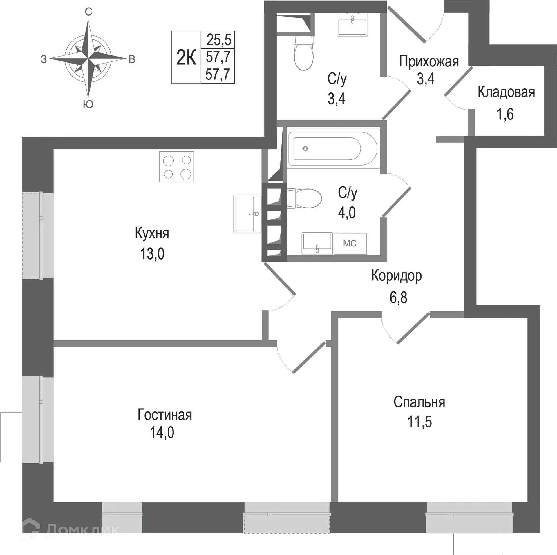 Фото квартиры в ЖК Киноквартал