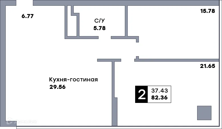 Фото квартиры в ЖК Самара Сити