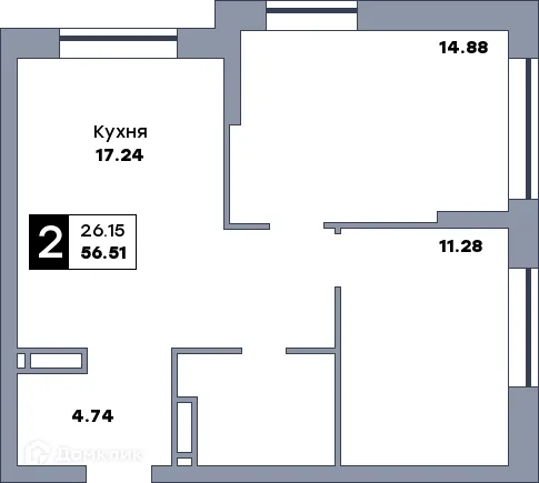 Фото квартиры в ЖК Рекорд