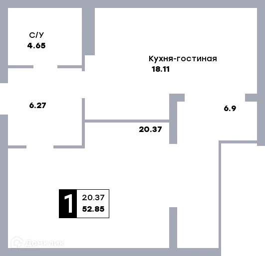 Фото квартиры в ЖК Зодиак