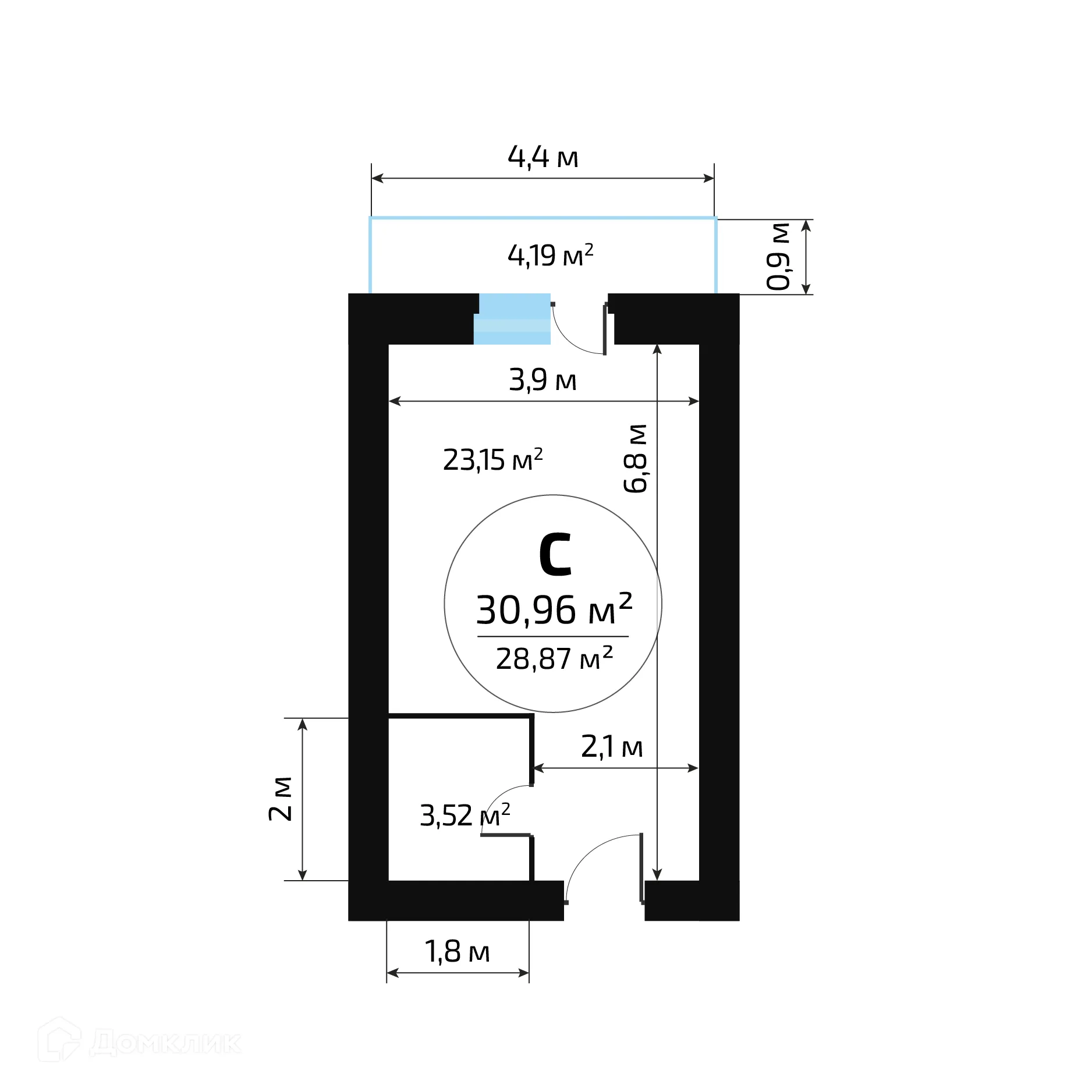 Фото квартиры в ЖК "Новая Самара"
