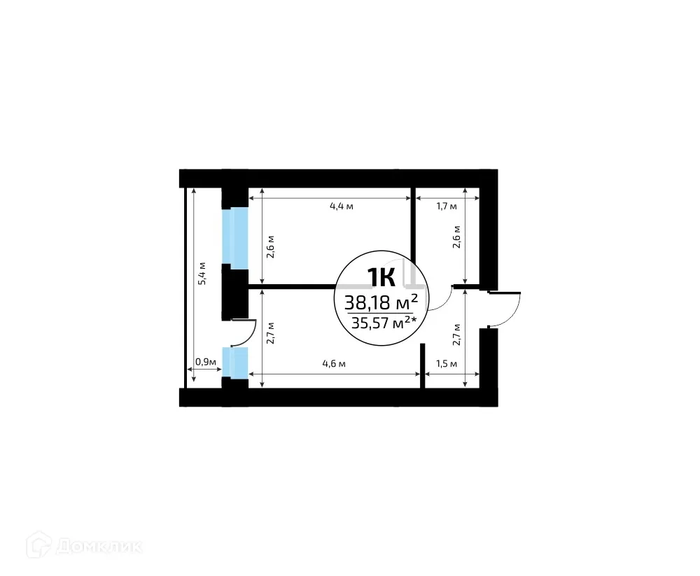 Фото квартиры в ЖК "Новая Самара"