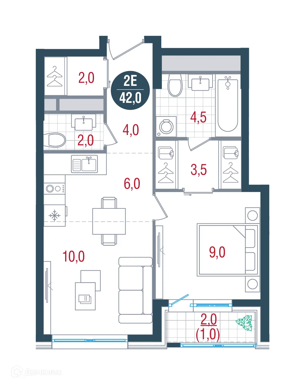 Фото квартиры в ЖК Русич Кантемировский
