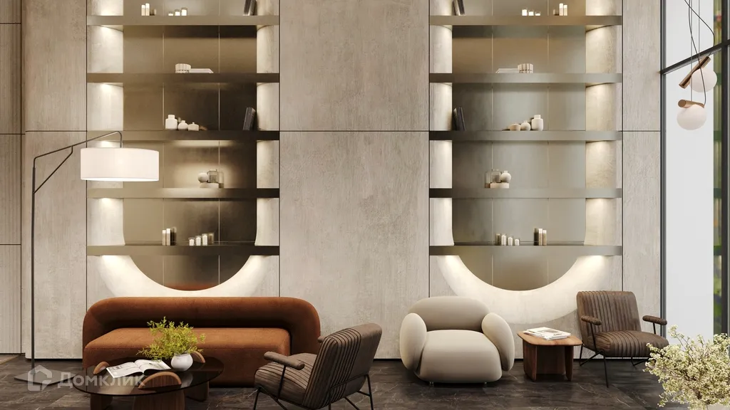 Планировка 2-комнатной квартиры 51 м² в ЖК "Жилой район ALIA (АЛИА)", г. Москва — фото 8