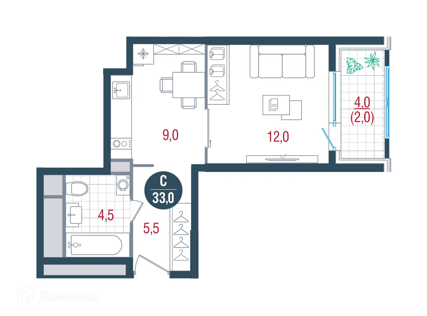 Фото квартиры в ЖК Русич Кантемировский