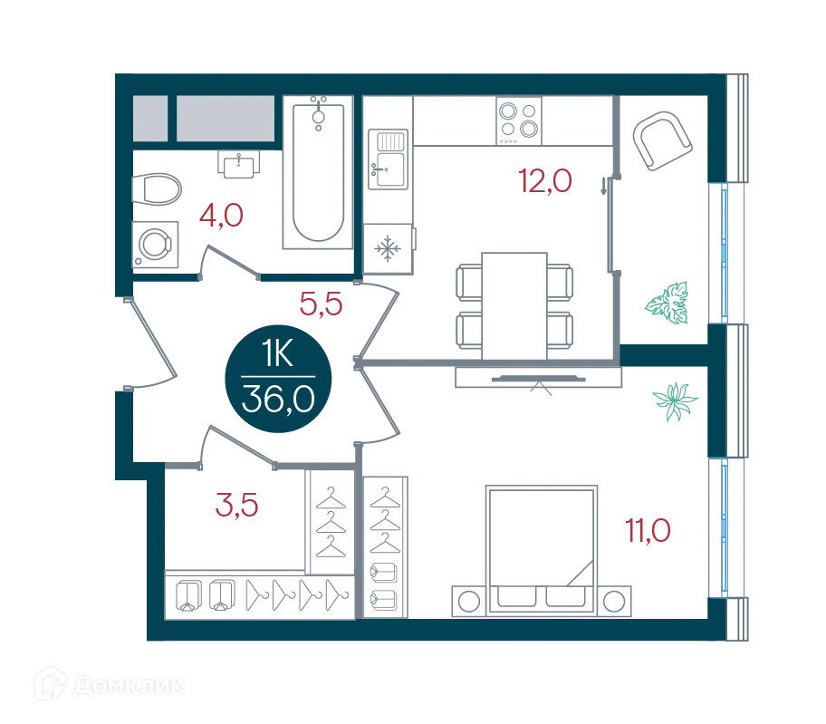 Фото квартиры в ЖК Русич Кантемировский