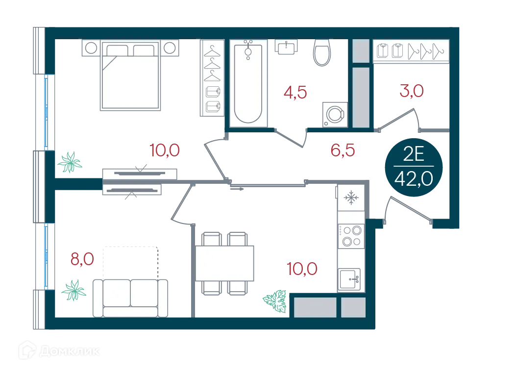 Фото квартиры в ЖК Русич Кантемировский