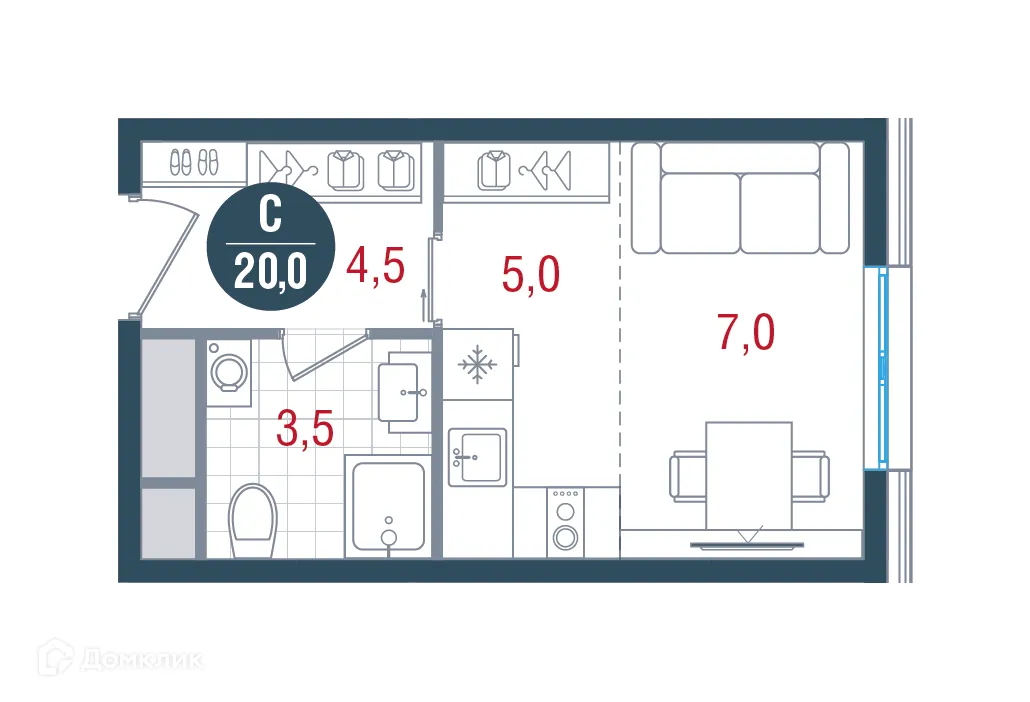 Фото квартиры в ЖК Русич Кантемировский