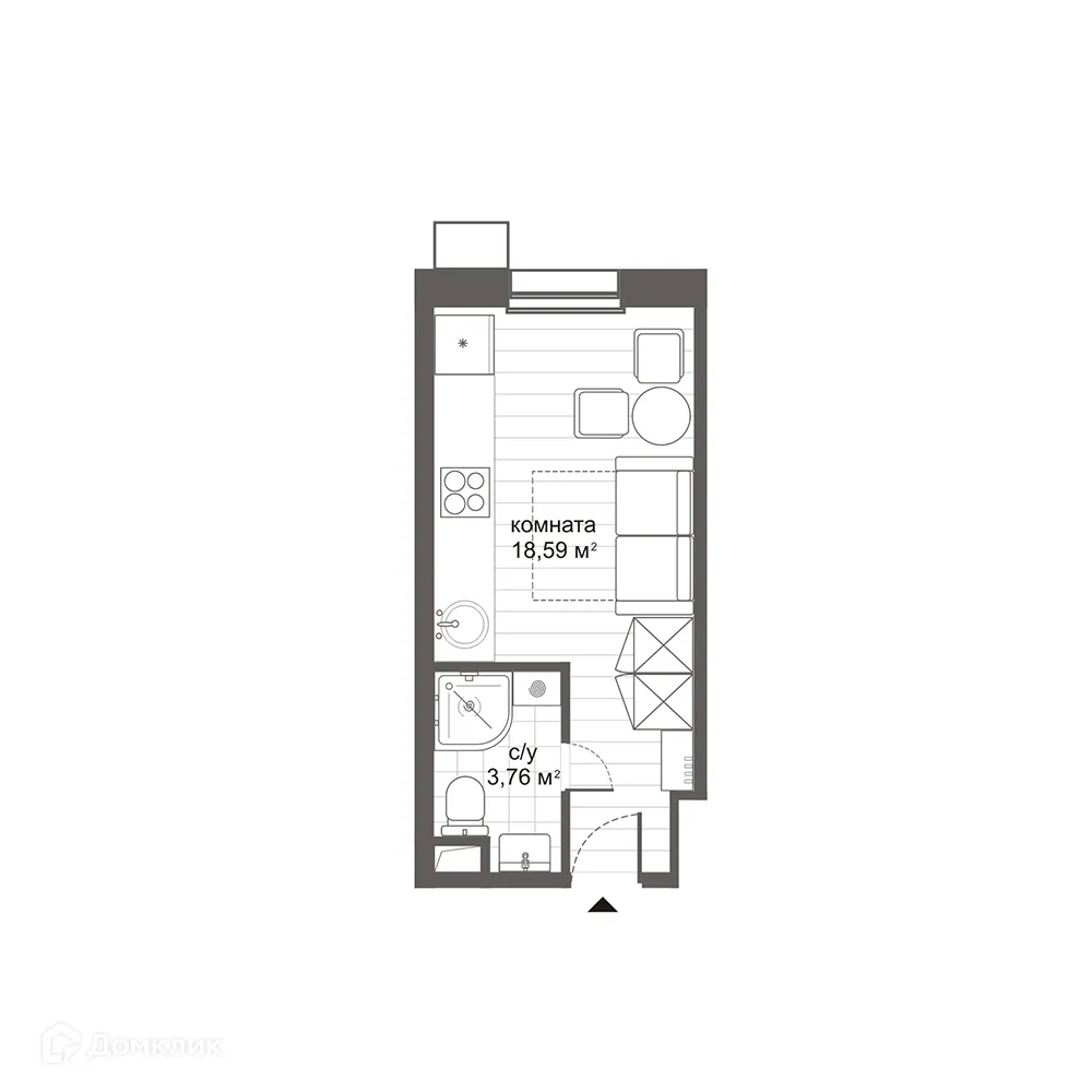 Фото квартиры в ЖК Комплекс апартаментов Новокосино Citimix (Ситимикс)