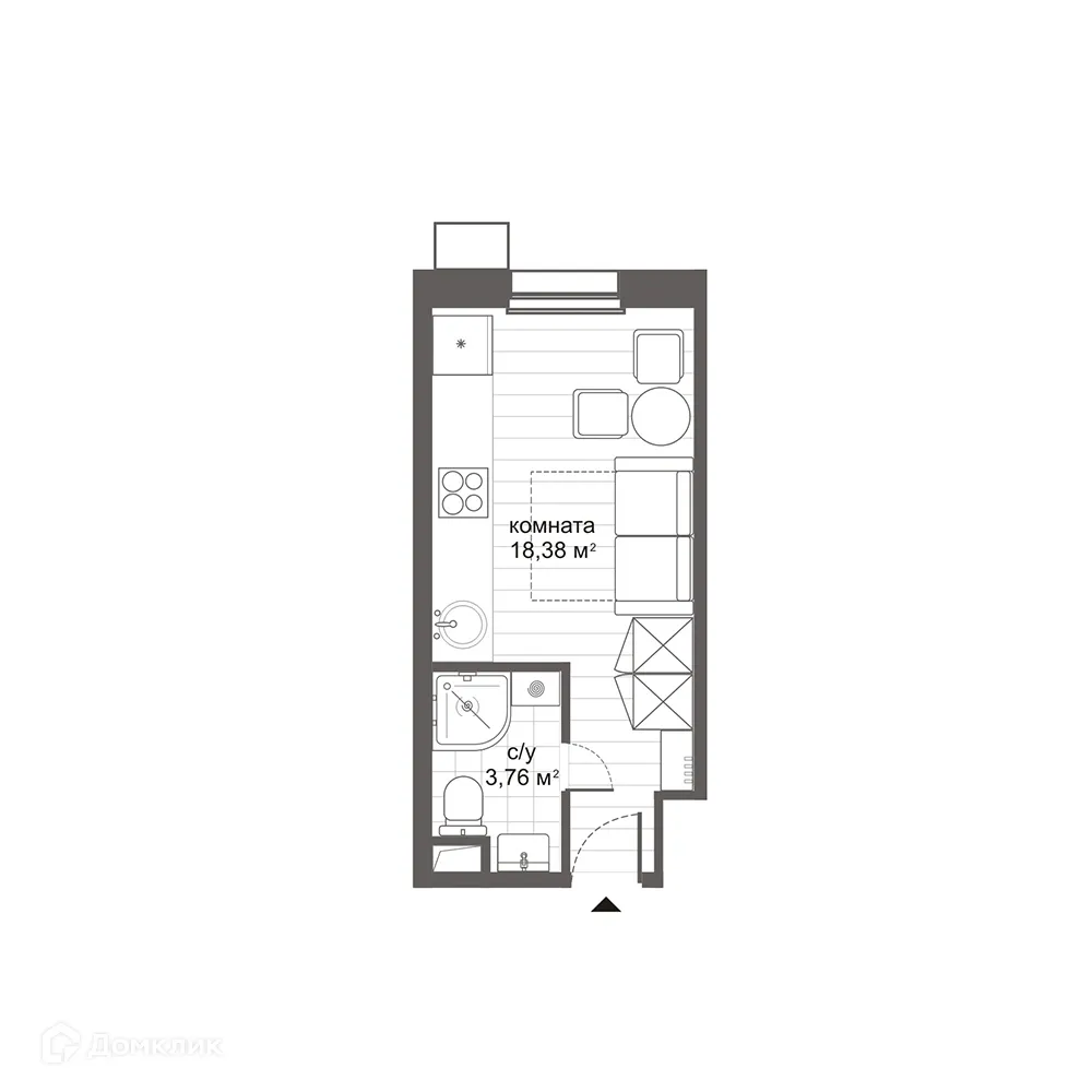 Фото квартиры в ЖК Комплекс апартаментов Новокосино Citimix (Ситимикс)