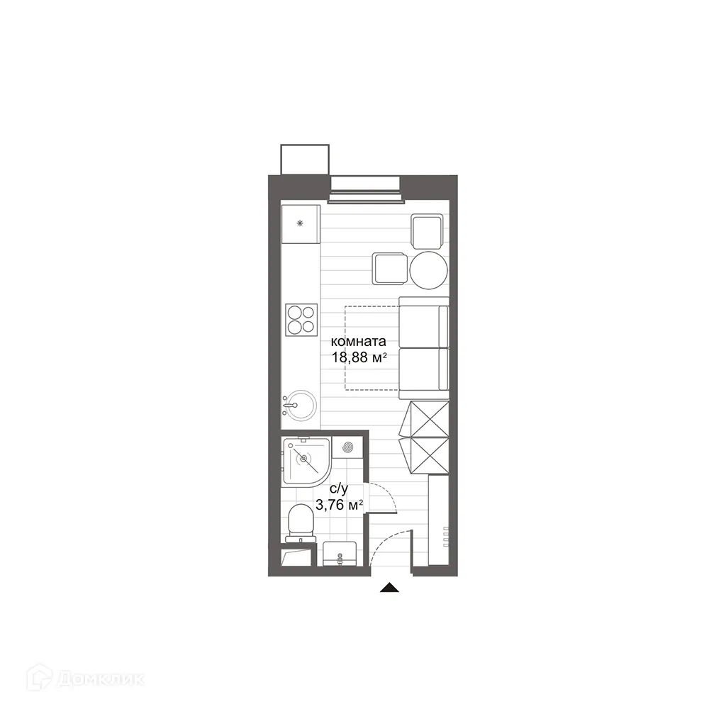 Фото квартиры в ЖК Комплекс апартаментов Новокосино Citimix (Ситимикс)