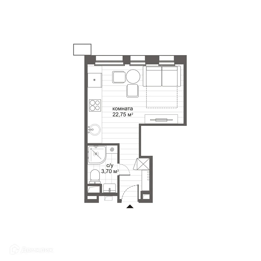 Фото квартиры в ЖК Комплекс апартаментов Новокосино Citimix (Ситимикс)