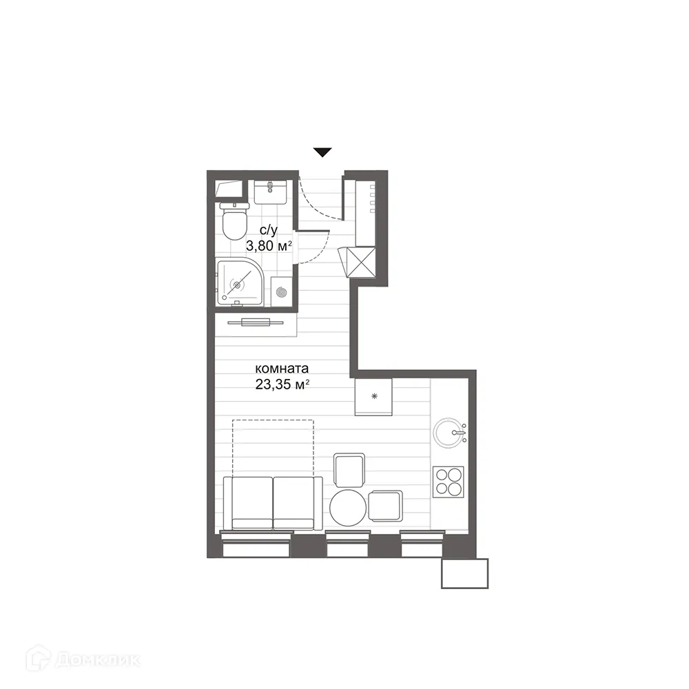 Фото квартиры в ЖК Комплекс апартаментов Новокосино Citimix (Ситимикс)