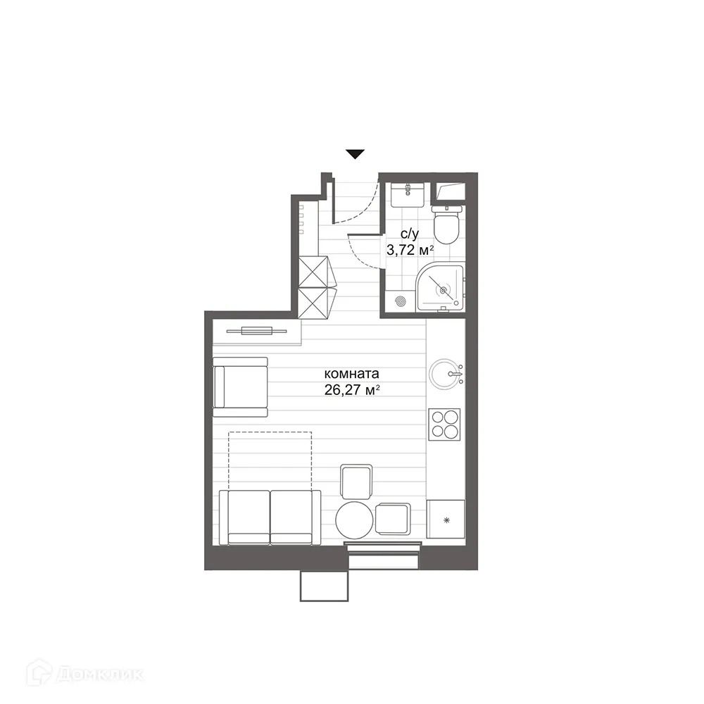Фото квартиры в ЖК Комплекс апартаментов Новокосино Citimix (Ситимикс)