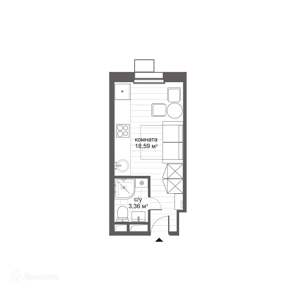 Фото квартиры в ЖК Комплекс апартаментов Новокосино Citimix (Ситимикс)