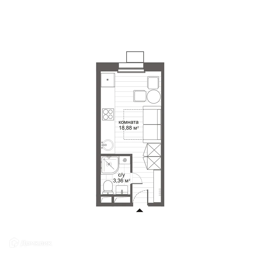 Фото квартиры в ЖК Комплекс апартаментов Новокосино Citimix (Ситимикс)