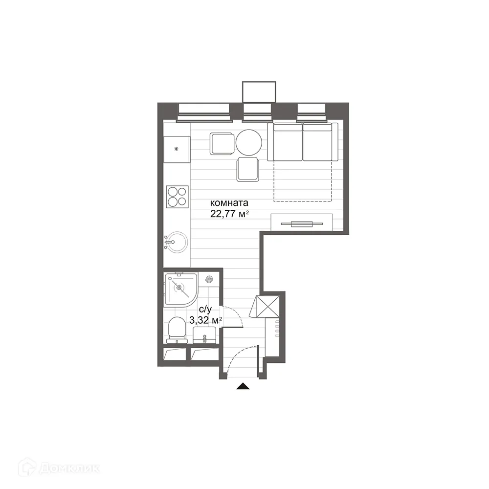 Фото квартиры в ЖК Комплекс апартаментов Новокосино Citimix (Ситимикс)