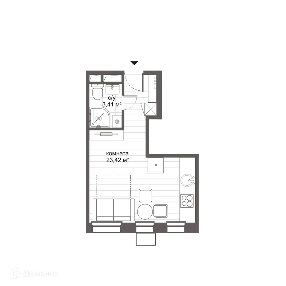 Фото квартиры в ЖК Комплекс апартаментов Новокосино Citimix (Ситимикс)