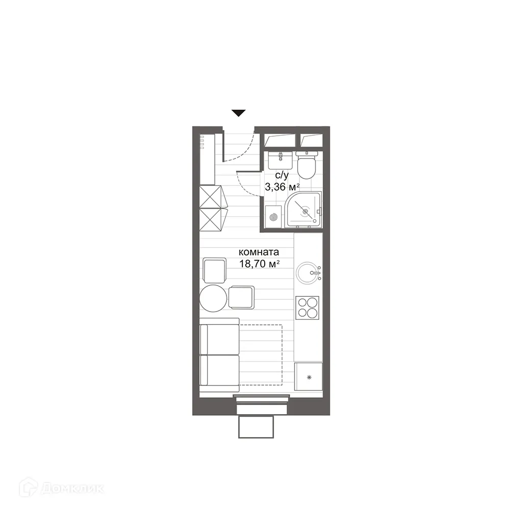 Фото квартиры в ЖК Комплекс апартаментов Новокосино Citimix (Ситимикс)
